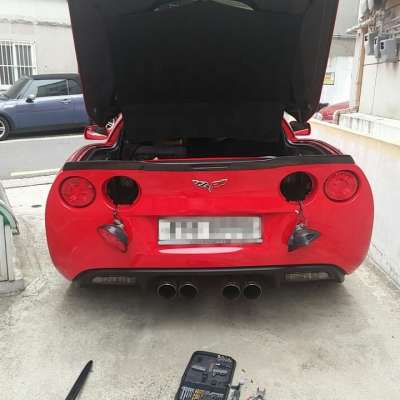 Corvette C6 Rear Spoiler Wing ZR1 Style Carbon